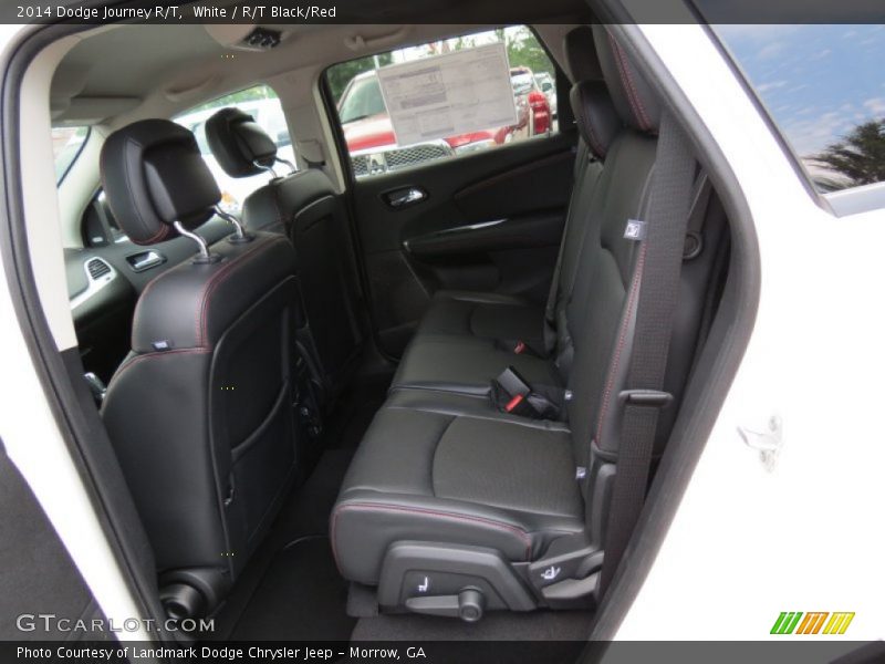 White / R/T Black/Red 2014 Dodge Journey R/T
