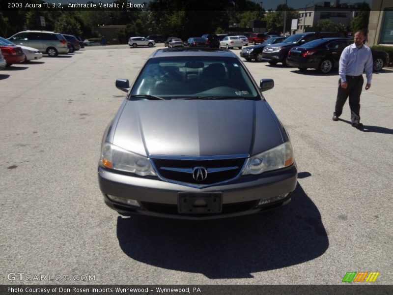 Anthracite Metallic / Ebony 2003 Acura TL 3.2