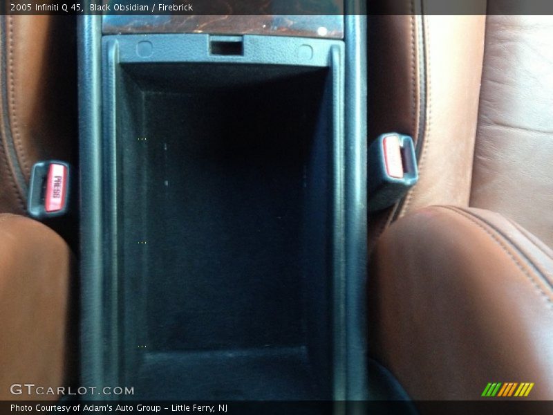 Black Obsidian / Firebrick 2005 Infiniti Q 45