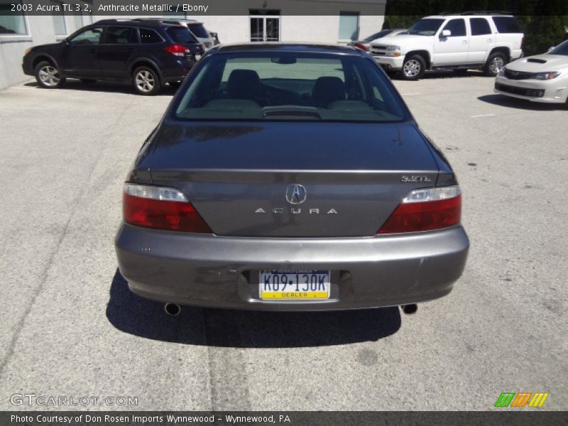 Anthracite Metallic / Ebony 2003 Acura TL 3.2