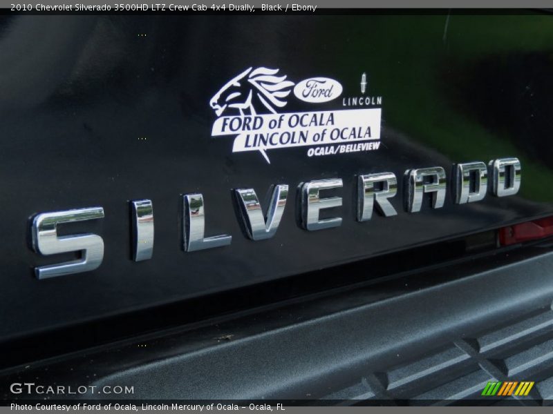 Black / Ebony 2010 Chevrolet Silverado 3500HD LTZ Crew Cab 4x4 Dually
