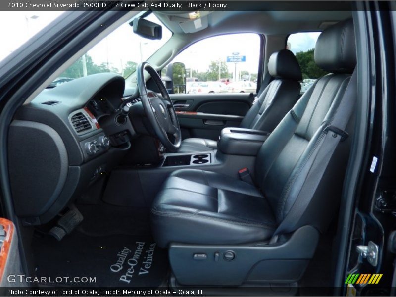 Black / Ebony 2010 Chevrolet Silverado 3500HD LTZ Crew Cab 4x4 Dually