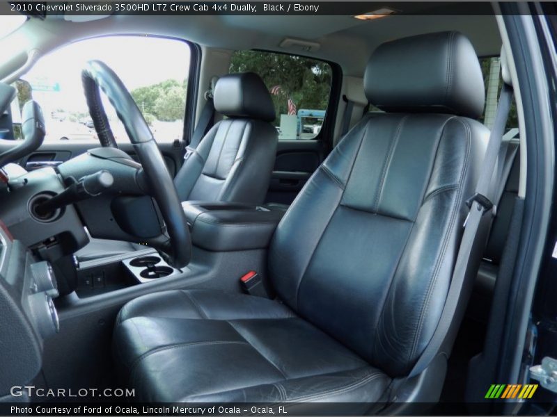 Front Seat of 2010 Silverado 3500HD LTZ Crew Cab 4x4 Dually
