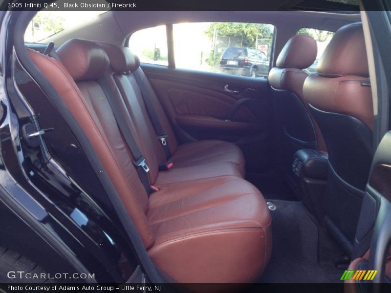 Black Obsidian / Firebrick 2005 Infiniti Q 45