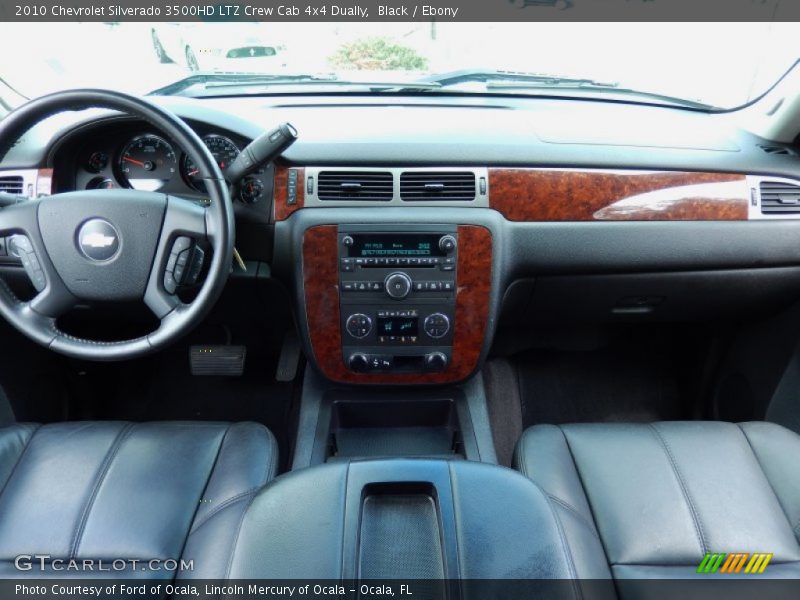 Dashboard of 2010 Silverado 3500HD LTZ Crew Cab 4x4 Dually