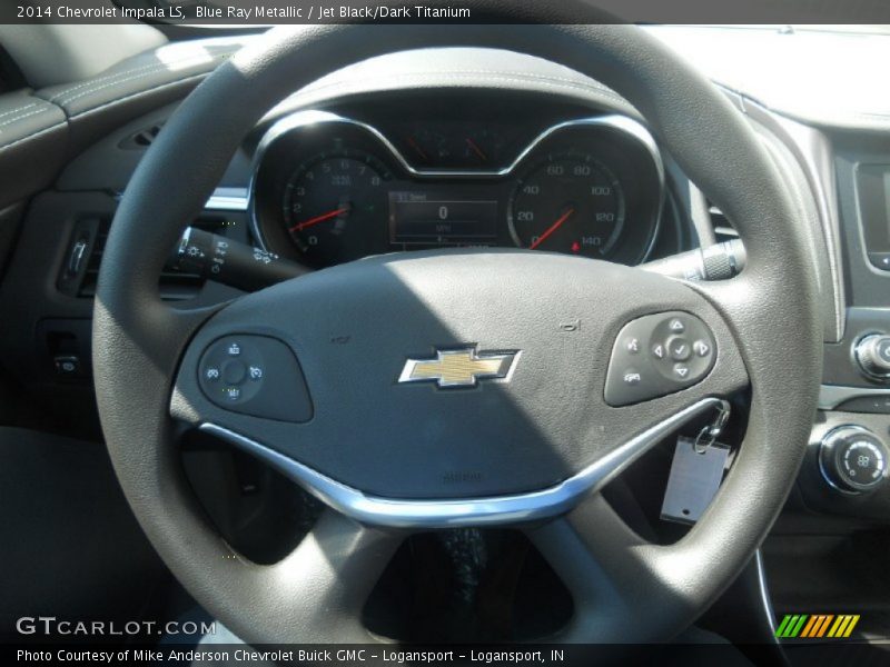 Blue Ray Metallic / Jet Black/Dark Titanium 2014 Chevrolet Impala LS