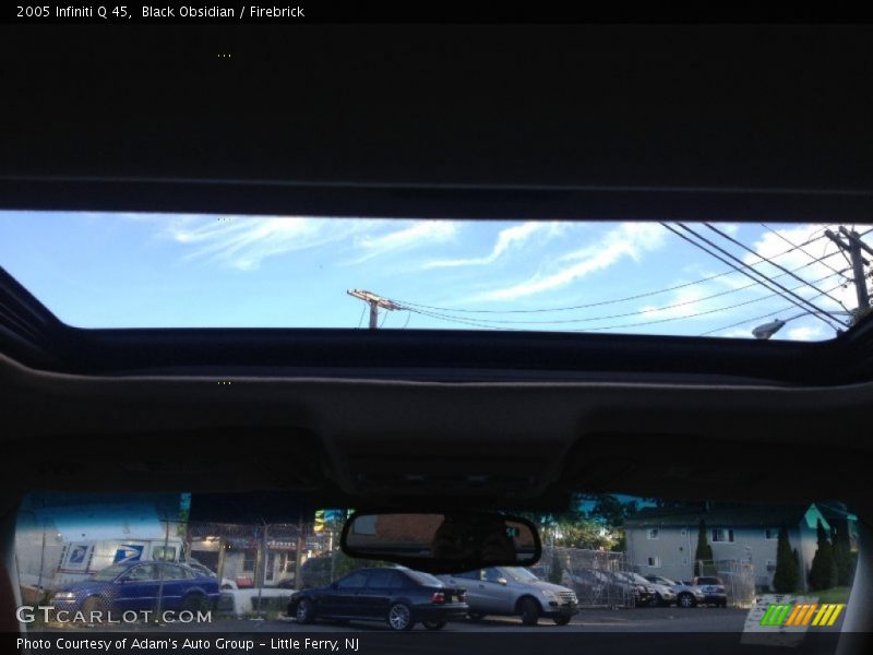 Black Obsidian / Firebrick 2005 Infiniti Q 45