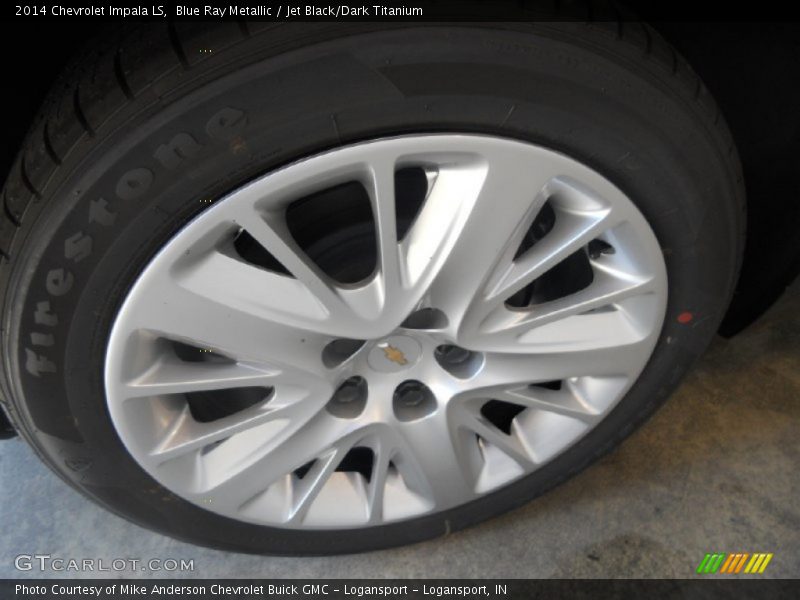 Blue Ray Metallic / Jet Black/Dark Titanium 2014 Chevrolet Impala LS