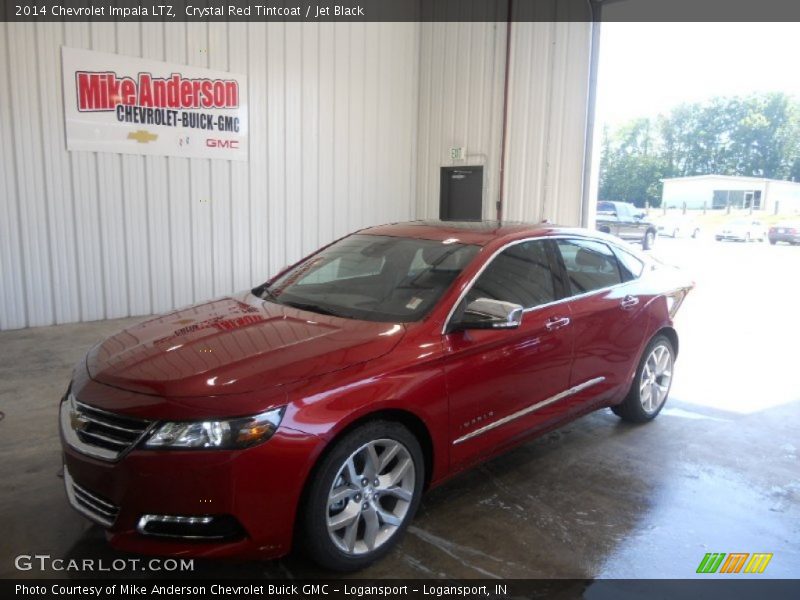 Crystal Red Tintcoat / Jet Black 2014 Chevrolet Impala LTZ