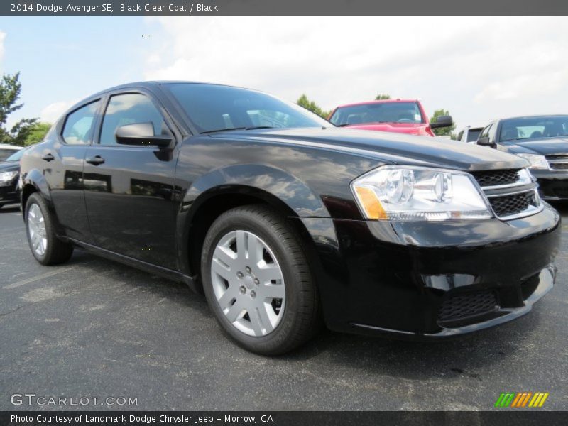 Black Clear Coat / Black 2014 Dodge Avenger SE