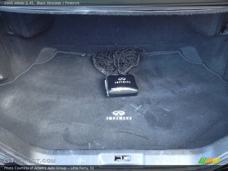 Black Obsidian / Firebrick 2005 Infiniti Q 45