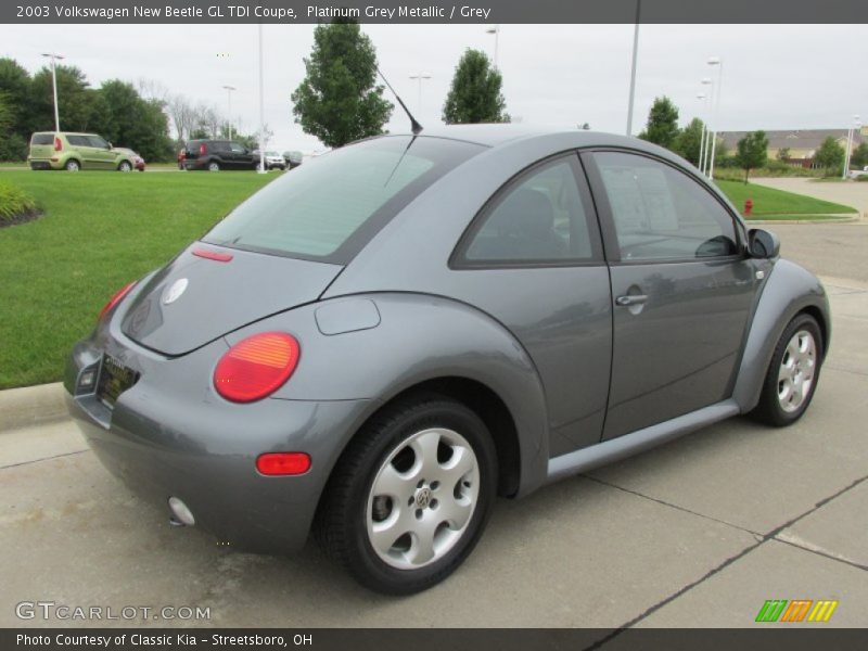 Platinum Grey Metallic / Grey 2003 Volkswagen New Beetle GL TDI Coupe