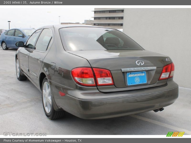 Autumn Bronze / Willow 2003 Infiniti I 35