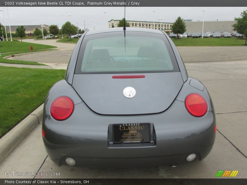 Platinum Grey Metallic / Grey 2003 Volkswagen New Beetle GL TDI Coupe