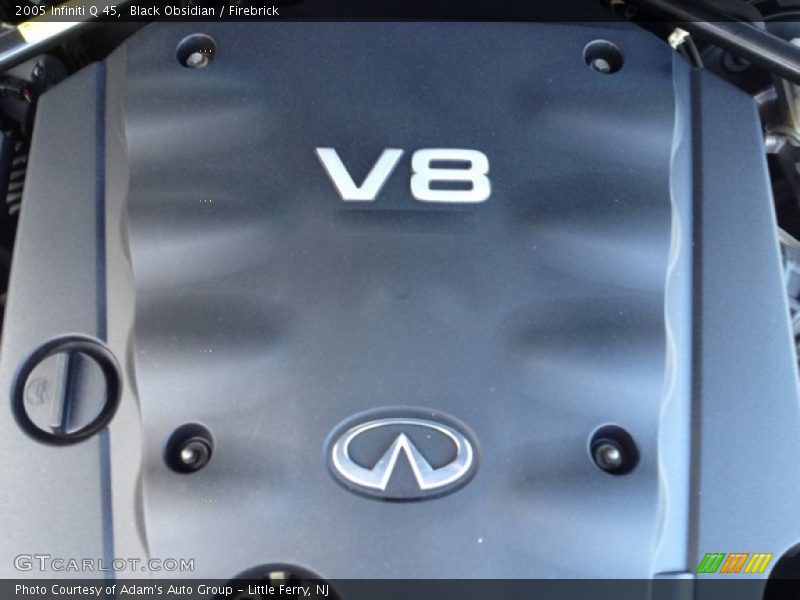 Black Obsidian / Firebrick 2005 Infiniti Q 45