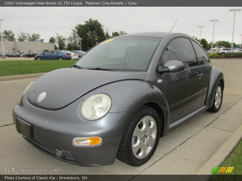 Platinum Grey Metallic / Grey 2003 Volkswagen New Beetle GL TDI Coupe