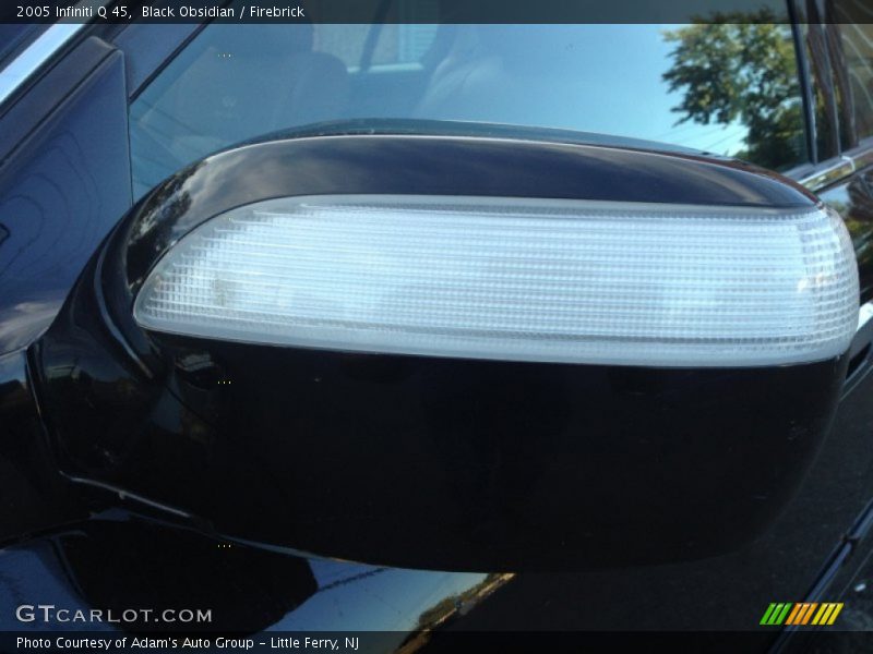 Black Obsidian / Firebrick 2005 Infiniti Q 45