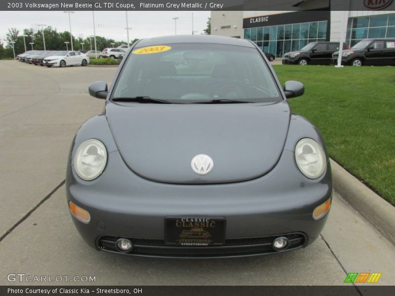 Platinum Grey Metallic / Grey 2003 Volkswagen New Beetle GL TDI Coupe