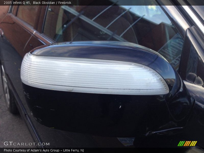 Black Obsidian / Firebrick 2005 Infiniti Q 45