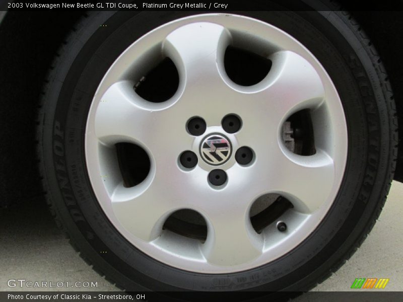 Platinum Grey Metallic / Grey 2003 Volkswagen New Beetle GL TDI Coupe