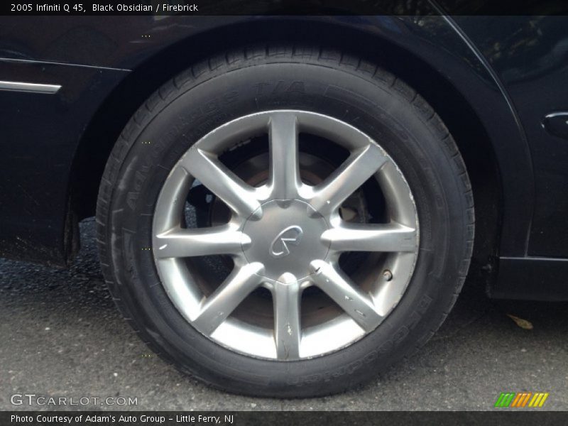 Black Obsidian / Firebrick 2005 Infiniti Q 45