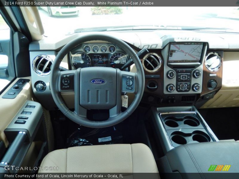 Dashboard of 2014 F350 Super Duty Lariat Crew Cab Dually