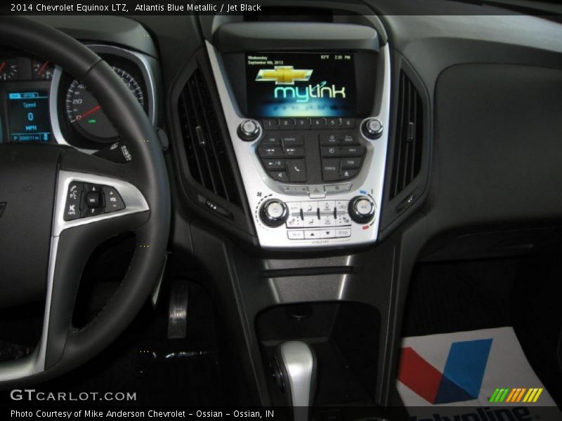 Atlantis Blue Metallic / Jet Black 2014 Chevrolet Equinox LTZ