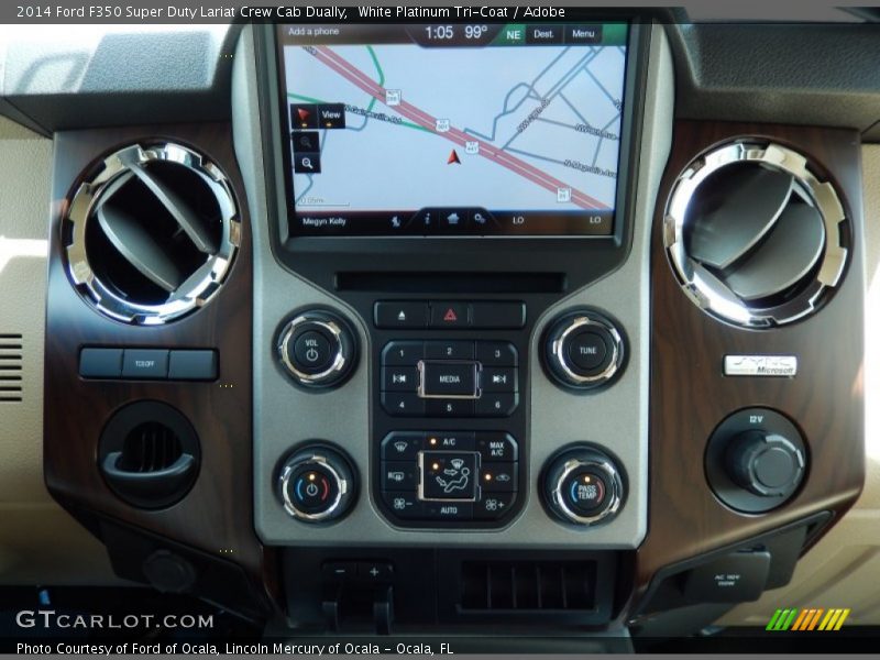 Controls of 2014 F350 Super Duty Lariat Crew Cab Dually