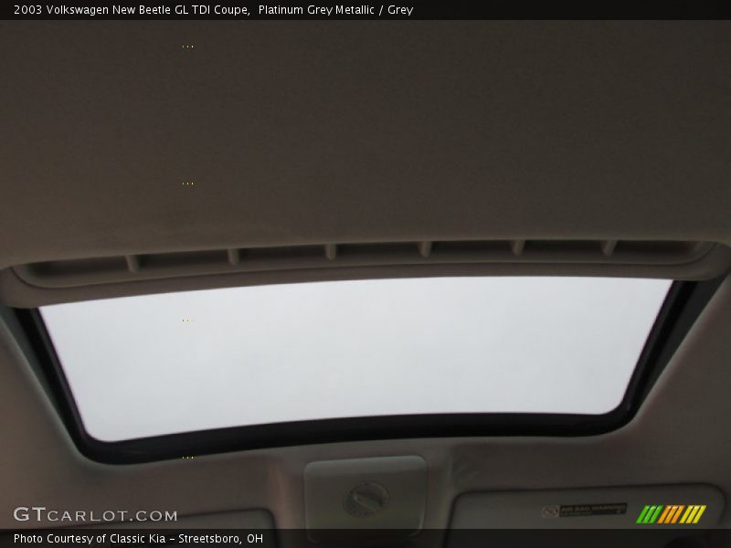 Platinum Grey Metallic / Grey 2003 Volkswagen New Beetle GL TDI Coupe