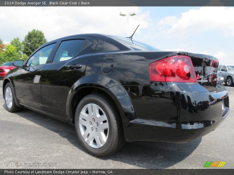 Black Clear Coat / Black 2014 Dodge Avenger SE