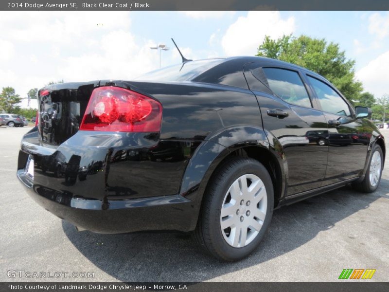 Black Clear Coat / Black 2014 Dodge Avenger SE