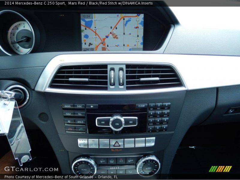 Mars Red / Black/Red Stitch w/DINAMICA Inserts 2014 Mercedes-Benz C 250 Sport