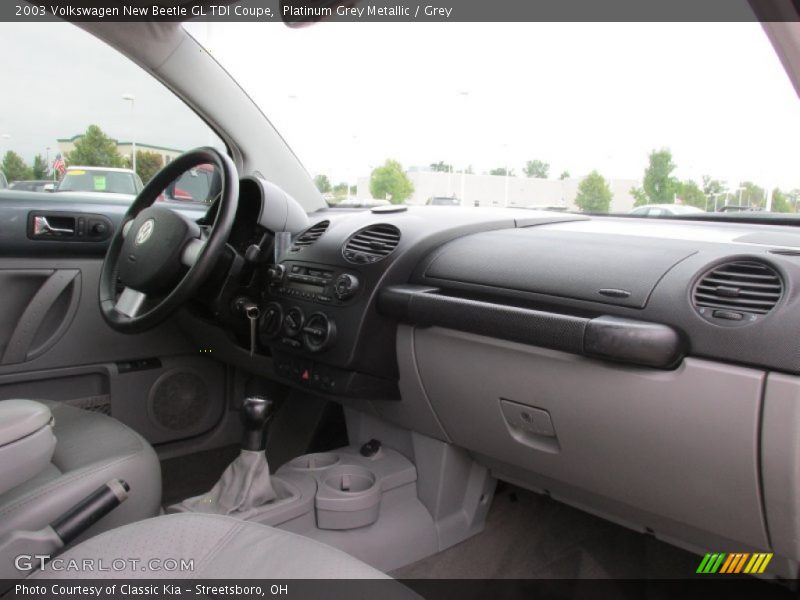 Platinum Grey Metallic / Grey 2003 Volkswagen New Beetle GL TDI Coupe