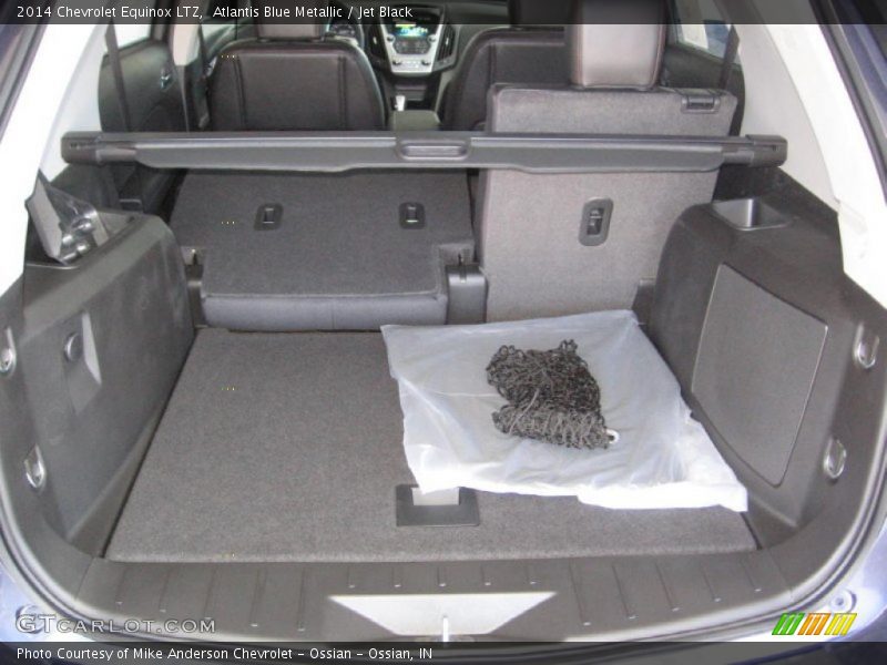 Atlantis Blue Metallic / Jet Black 2014 Chevrolet Equinox LTZ