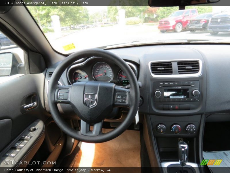 Black Clear Coat / Black 2014 Dodge Avenger SE