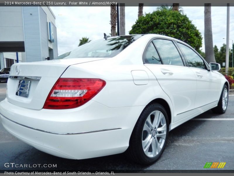 Polar White / Almond/Mocha 2014 Mercedes-Benz C 250 Luxury