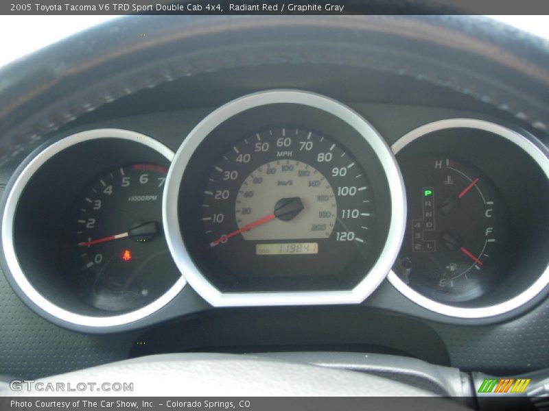 Radiant Red / Graphite Gray 2005 Toyota Tacoma V6 TRD Sport Double Cab 4x4