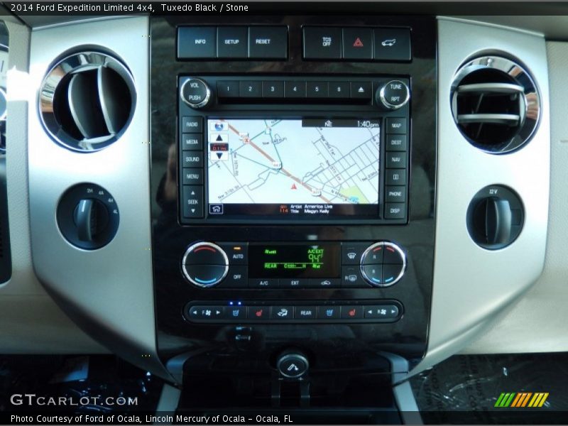 Controls of 2014 Expedition Limited 4x4