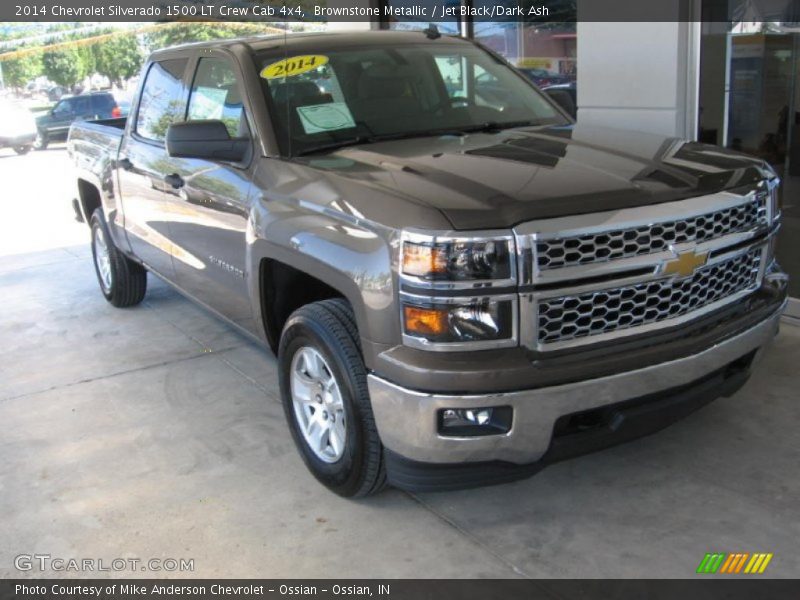 Brownstone Metallic / Jet Black/Dark Ash 2014 Chevrolet Silverado 1500 LT Crew Cab 4x4