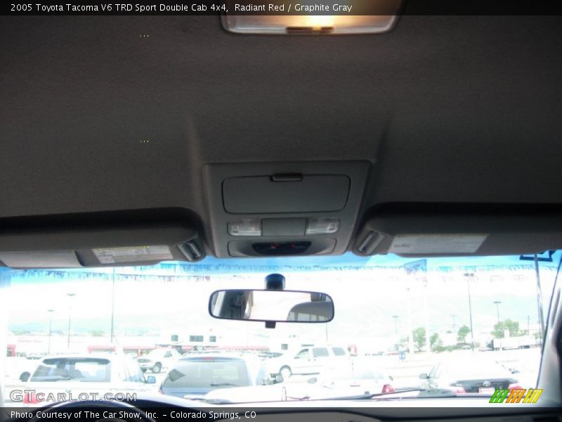Radiant Red / Graphite Gray 2005 Toyota Tacoma V6 TRD Sport Double Cab 4x4