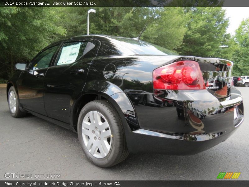 Black Clear Coat / Black 2014 Dodge Avenger SE