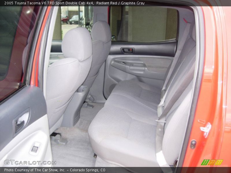 Radiant Red / Graphite Gray 2005 Toyota Tacoma V6 TRD Sport Double Cab 4x4