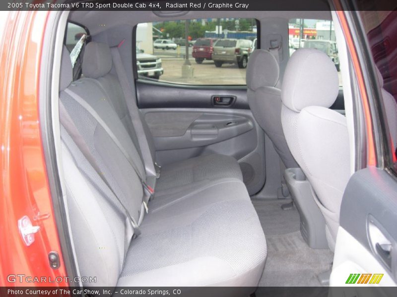 Radiant Red / Graphite Gray 2005 Toyota Tacoma V6 TRD Sport Double Cab 4x4