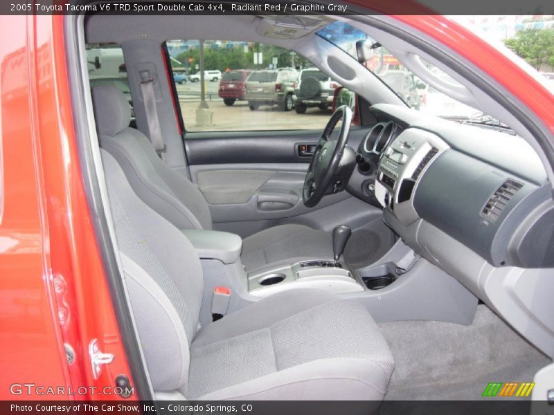 Radiant Red / Graphite Gray 2005 Toyota Tacoma V6 TRD Sport Double Cab 4x4