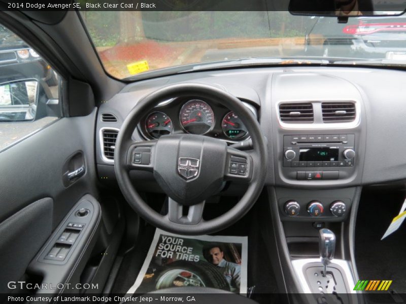 Black Clear Coat / Black 2014 Dodge Avenger SE