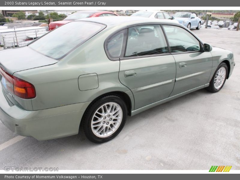 Seamist Green Pearl / Gray 2003 Subaru Legacy L Sedan