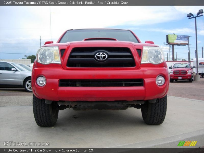 Radiant Red / Graphite Gray 2005 Toyota Tacoma V6 TRD Sport Double Cab 4x4
