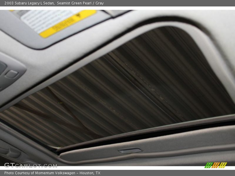 Seamist Green Pearl / Gray 2003 Subaru Legacy L Sedan