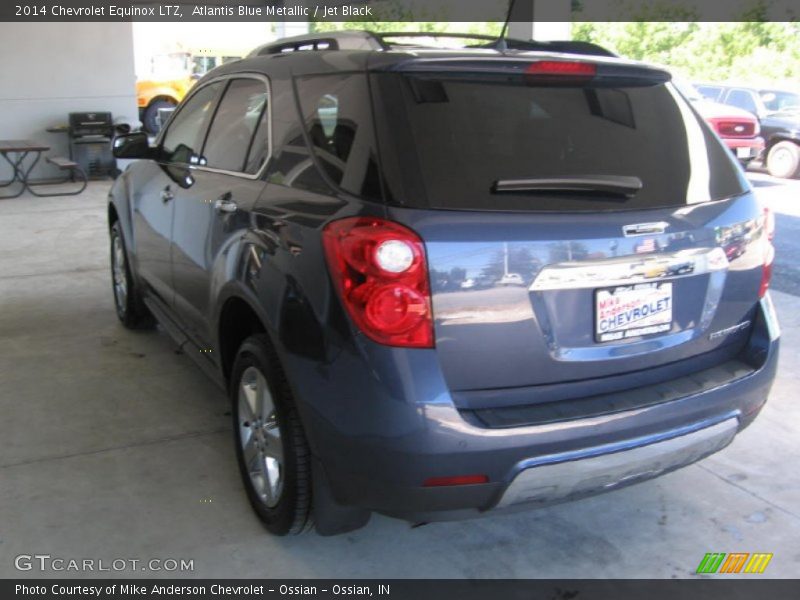 Atlantis Blue Metallic / Jet Black 2014 Chevrolet Equinox LTZ