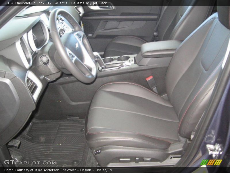 Atlantis Blue Metallic / Jet Black 2014 Chevrolet Equinox LTZ